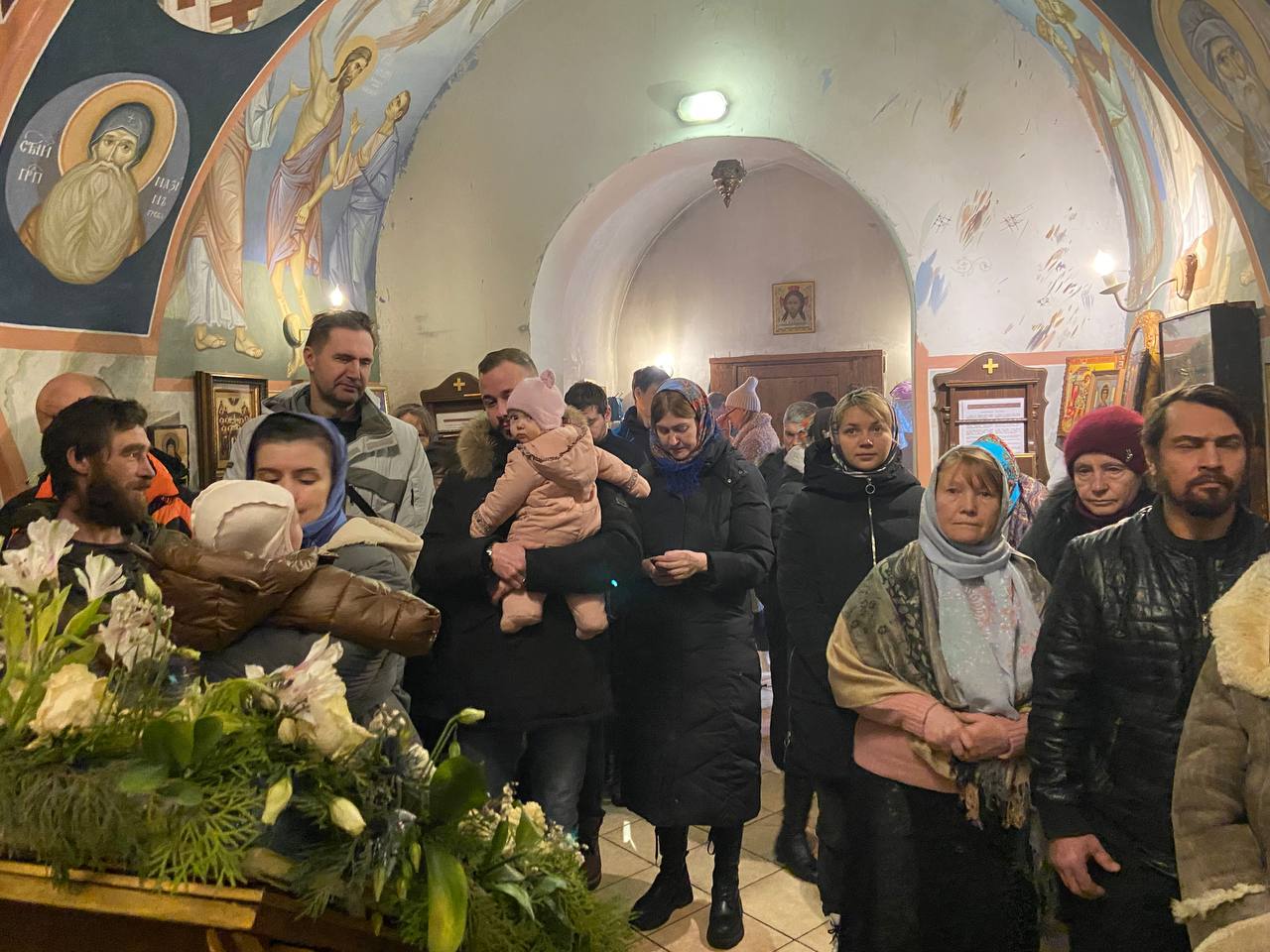Перед причастием