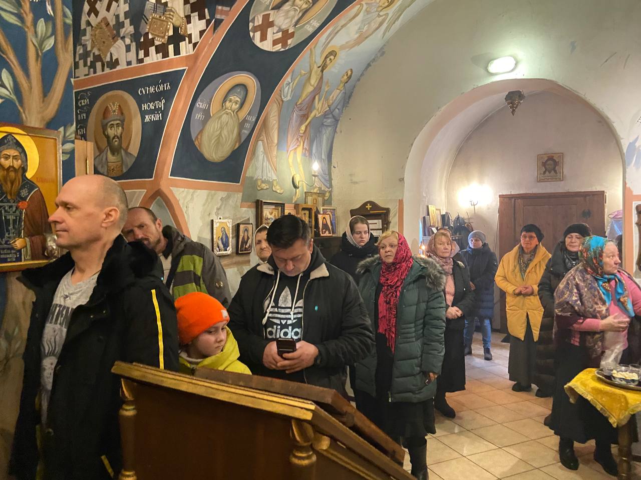 Перед причастием