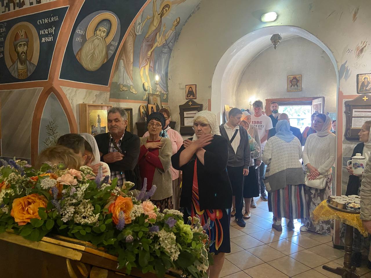 Литургия в Знаменской церкви