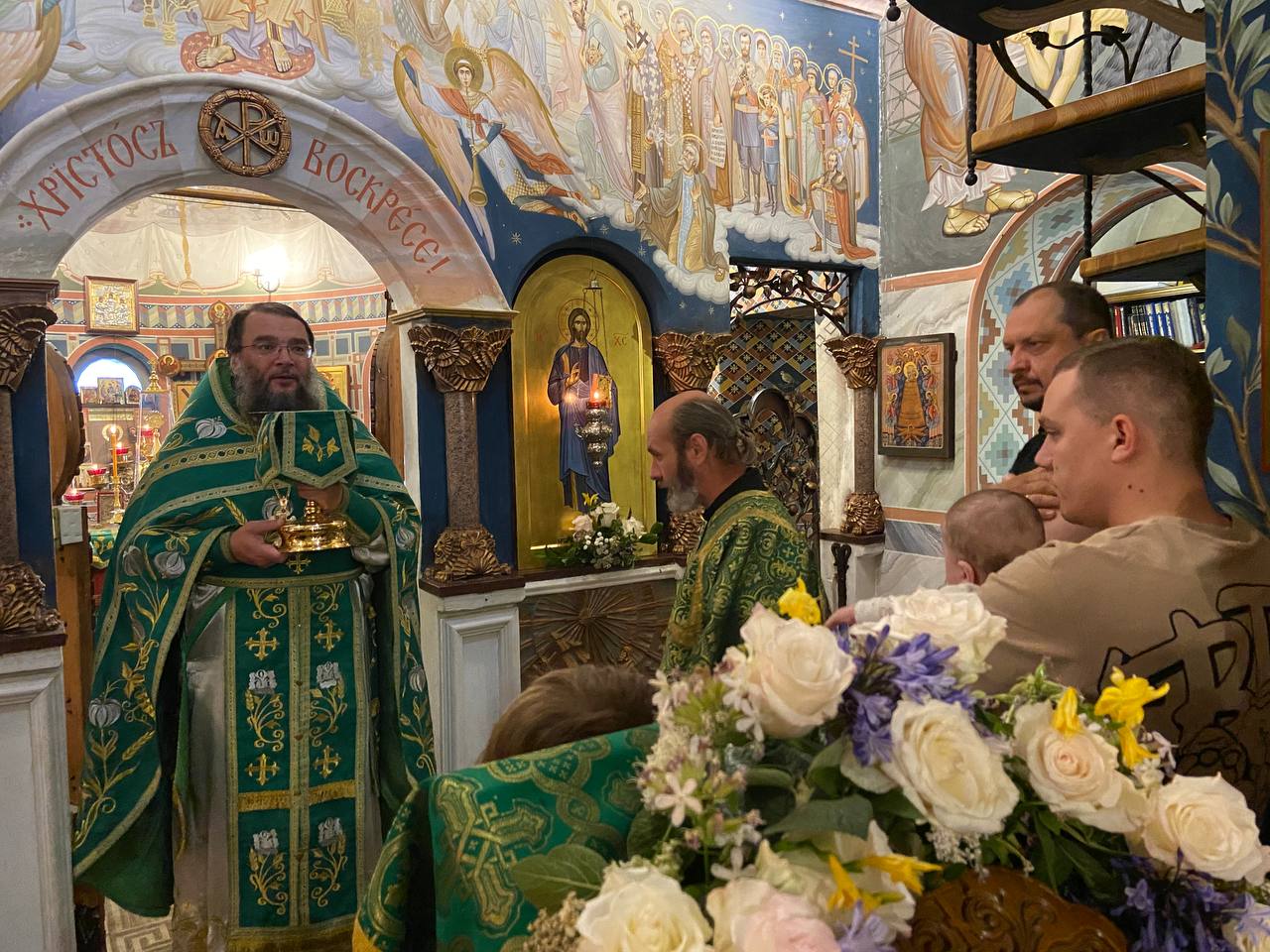 Литургия в Знаменской церкви