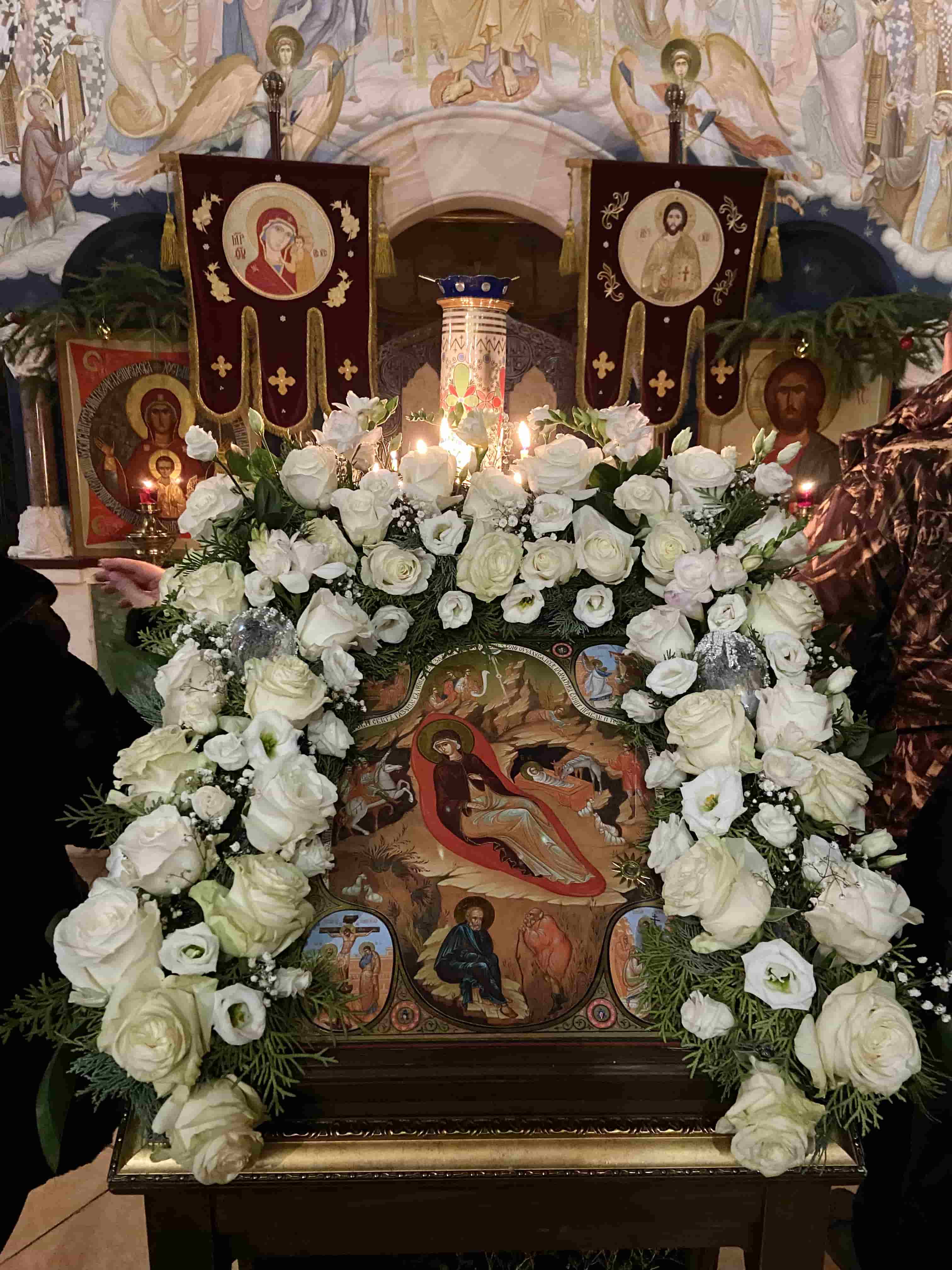 Икона в Рождество Христово