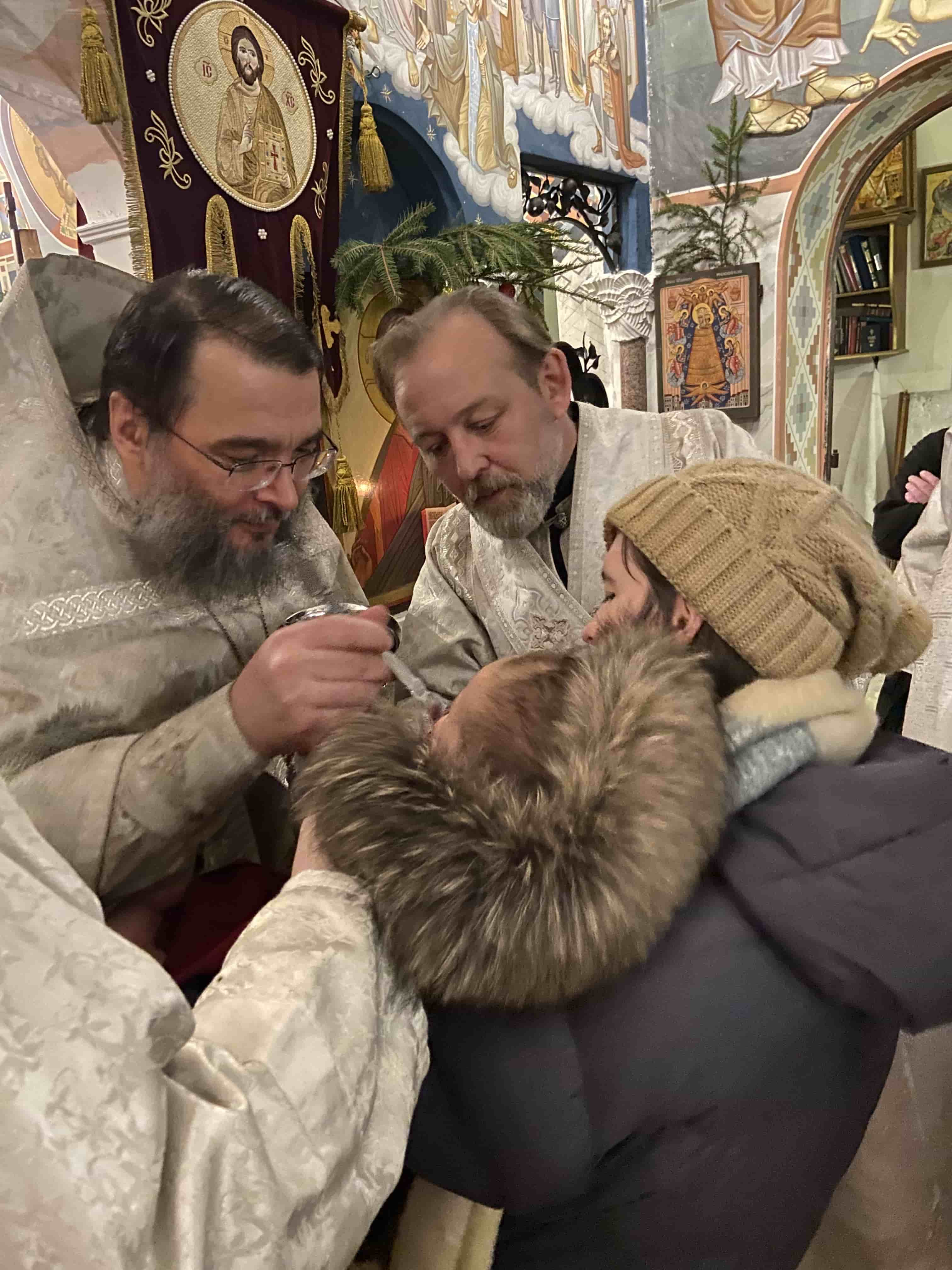 Причастие в Рождество Христово