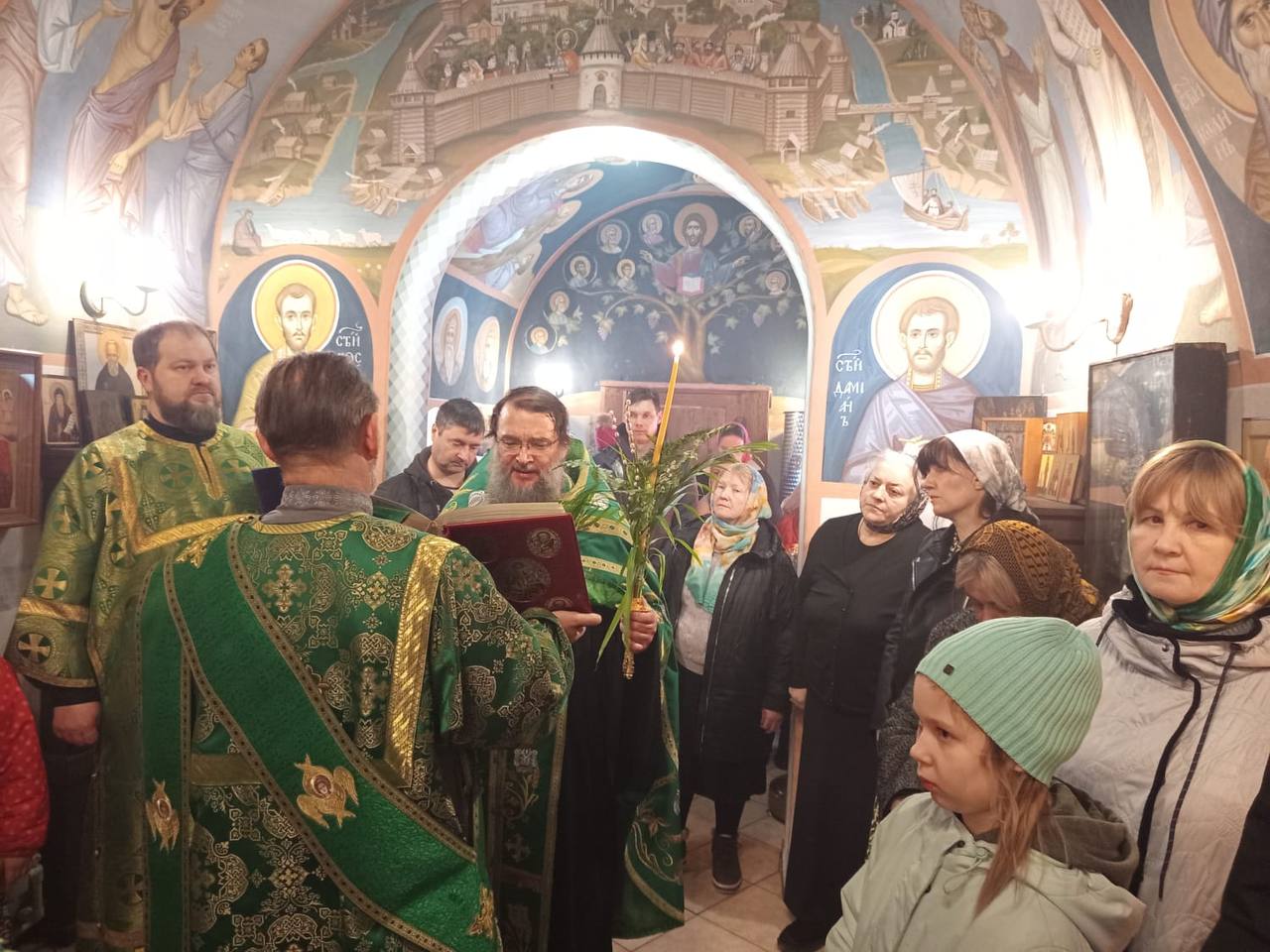 всенощная накануне Входа Господня в Иерусалим