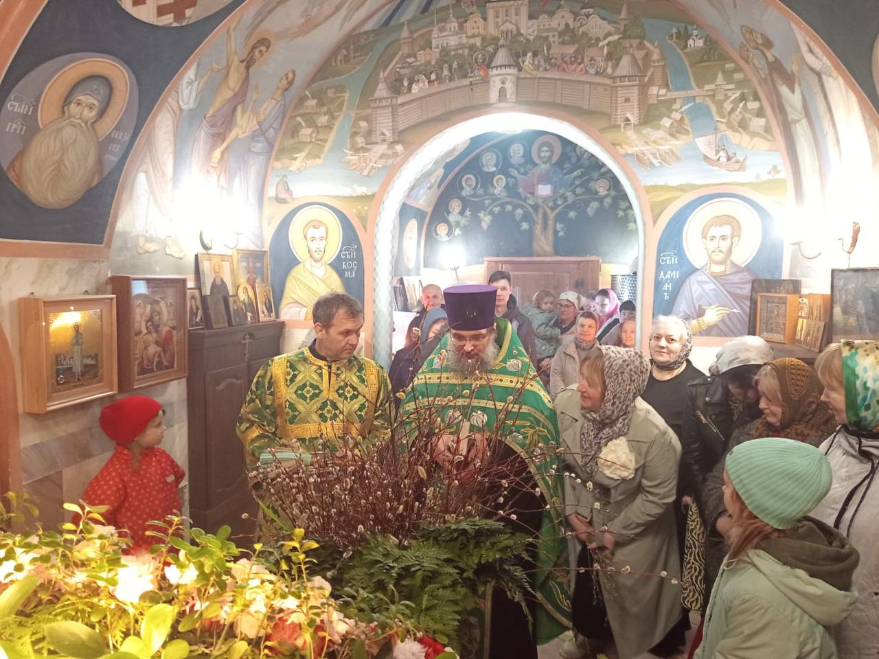 всенощная накануне Входа Господня в Иерусалим