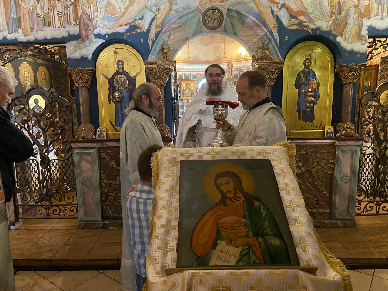 Литургия в праздник Рождества Иоанна Предтечи
