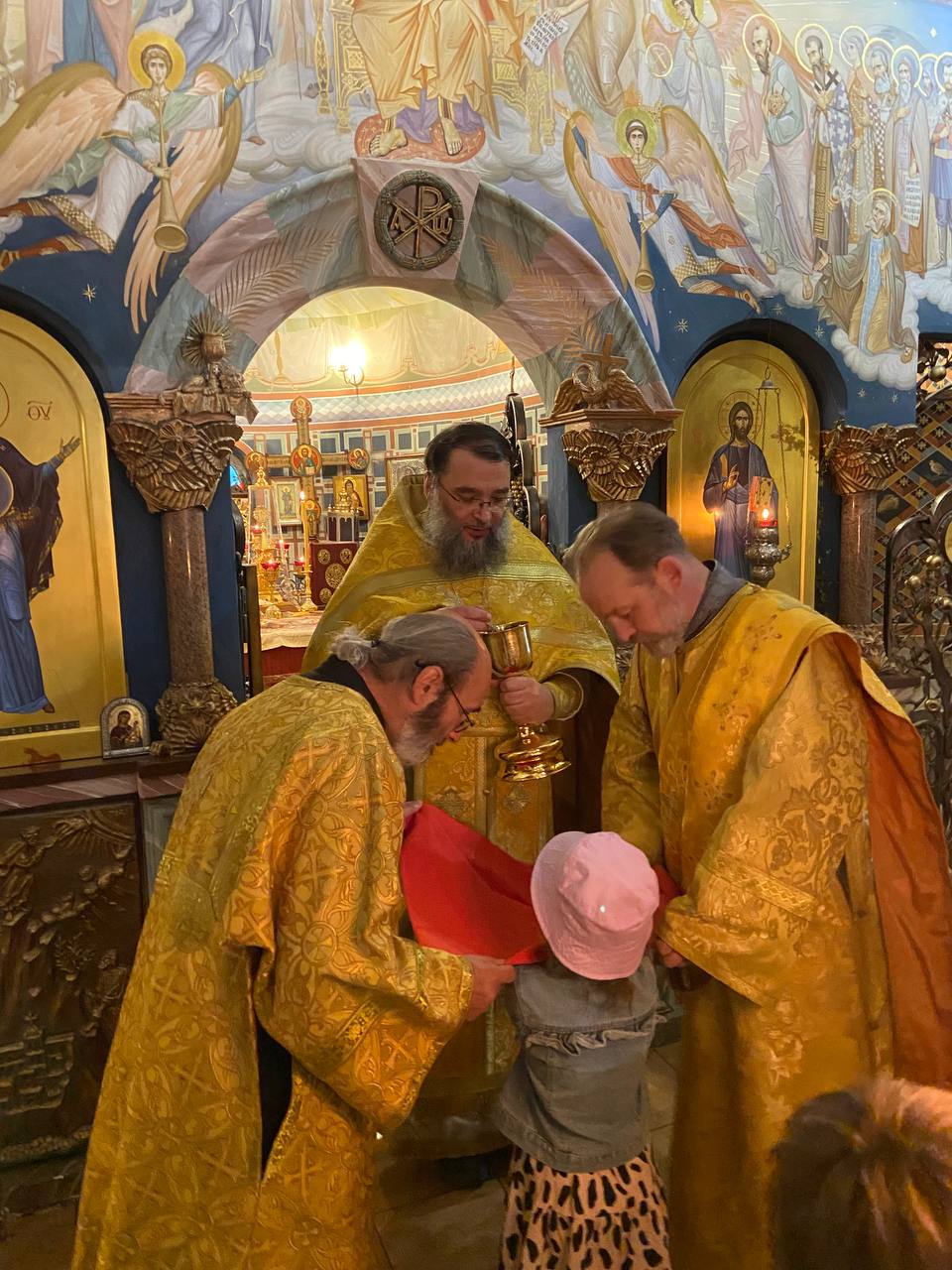 Литургия в Знаменской церкви