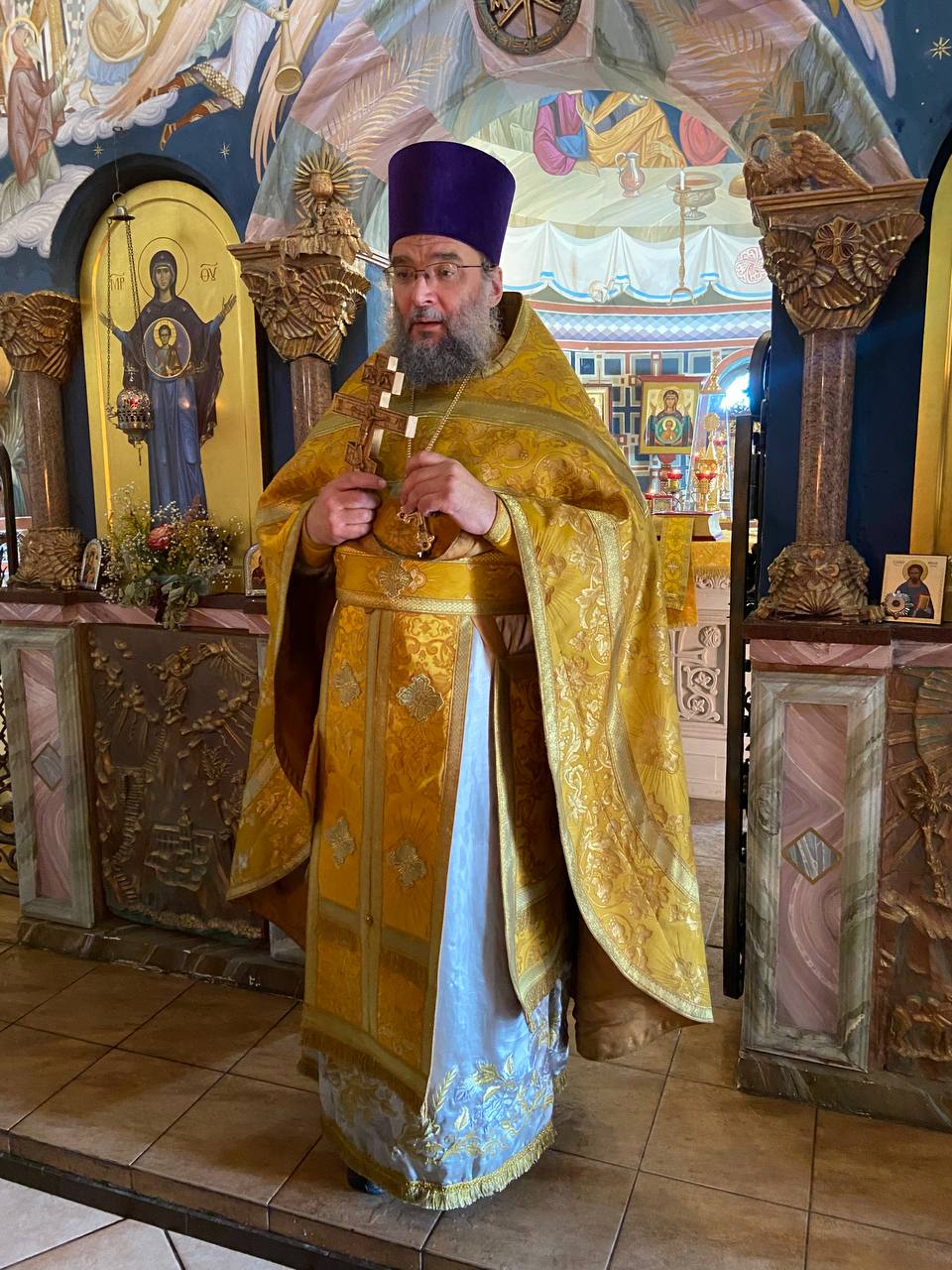 Литургия в Знаменской церкви