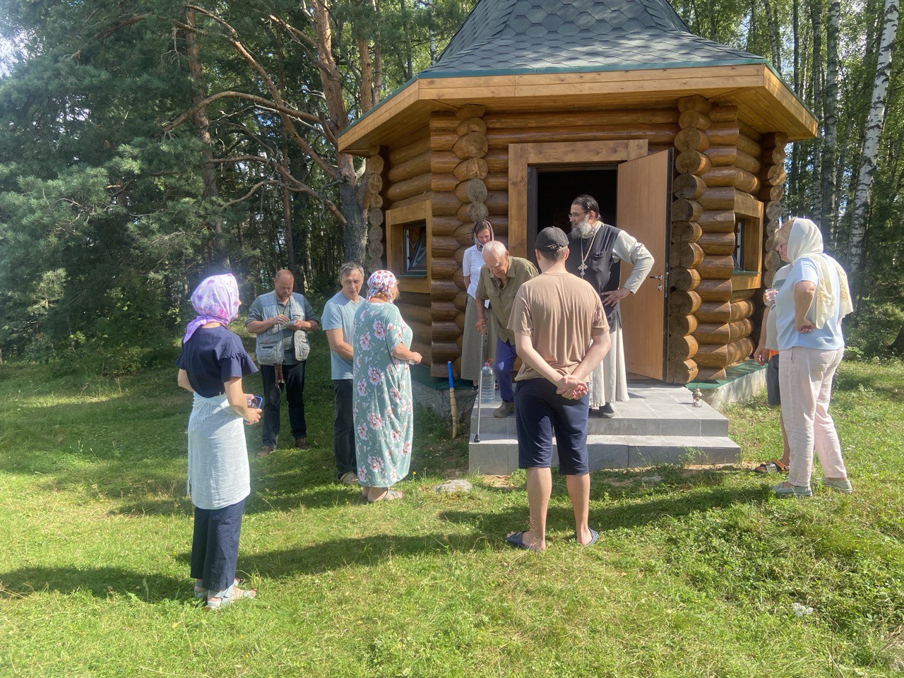 Молебен в Видогощах