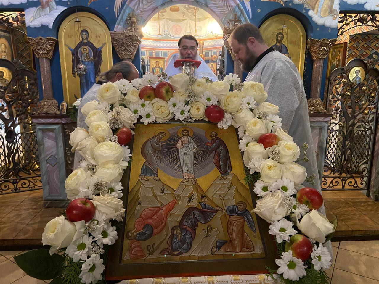 Литургия в праздник Преображения Господня