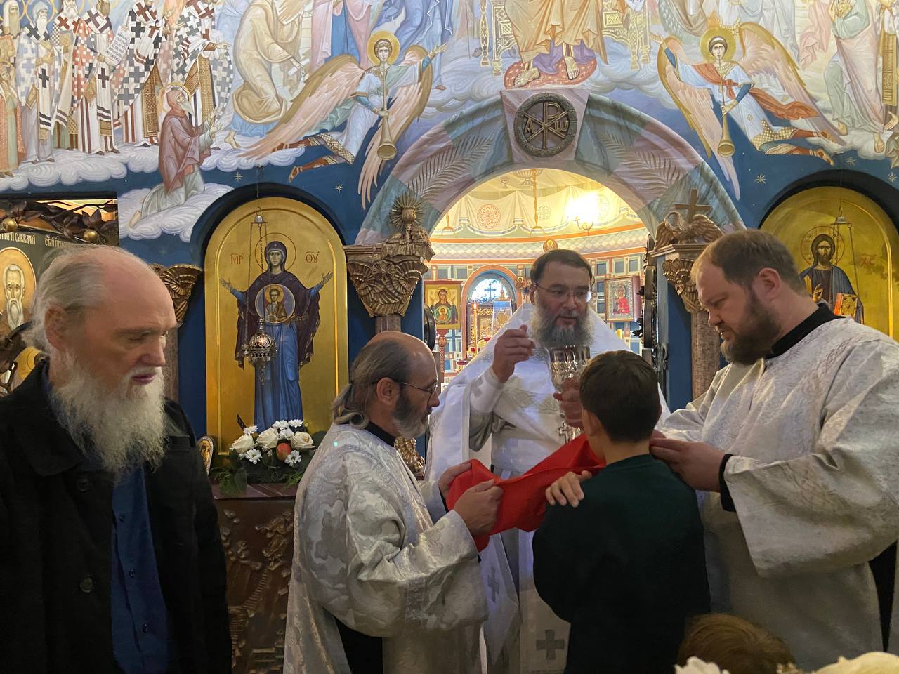 Литургия в праздник Преображения Господня
