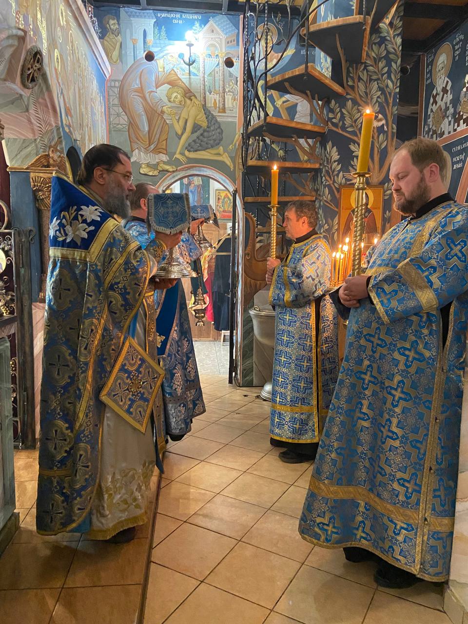 Литургия в праздник Рождества Богородицы
