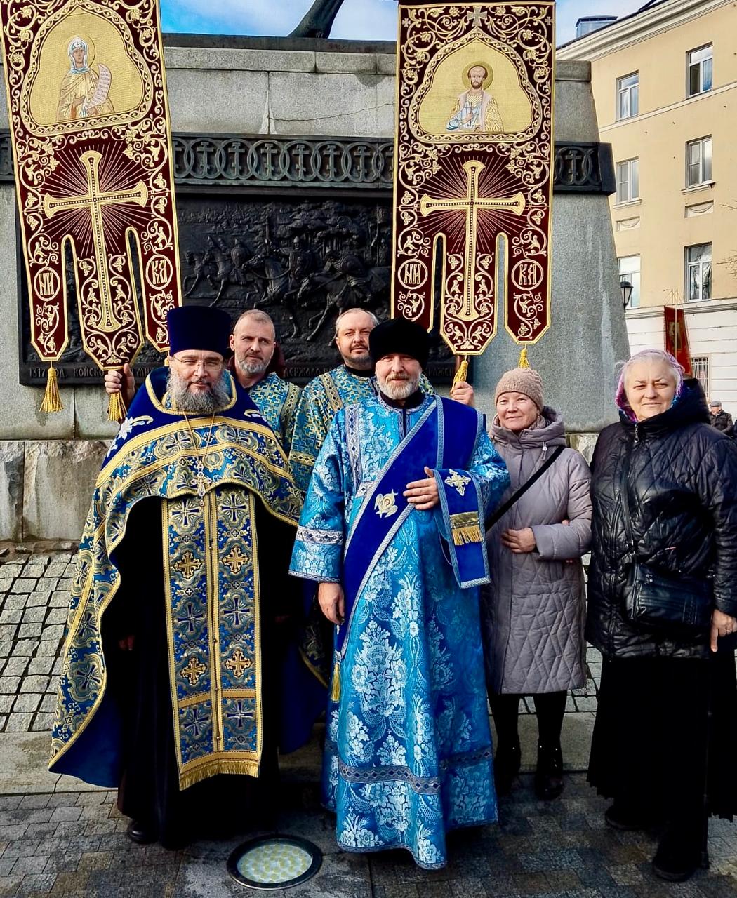 Крестный ход на праздник Казанской