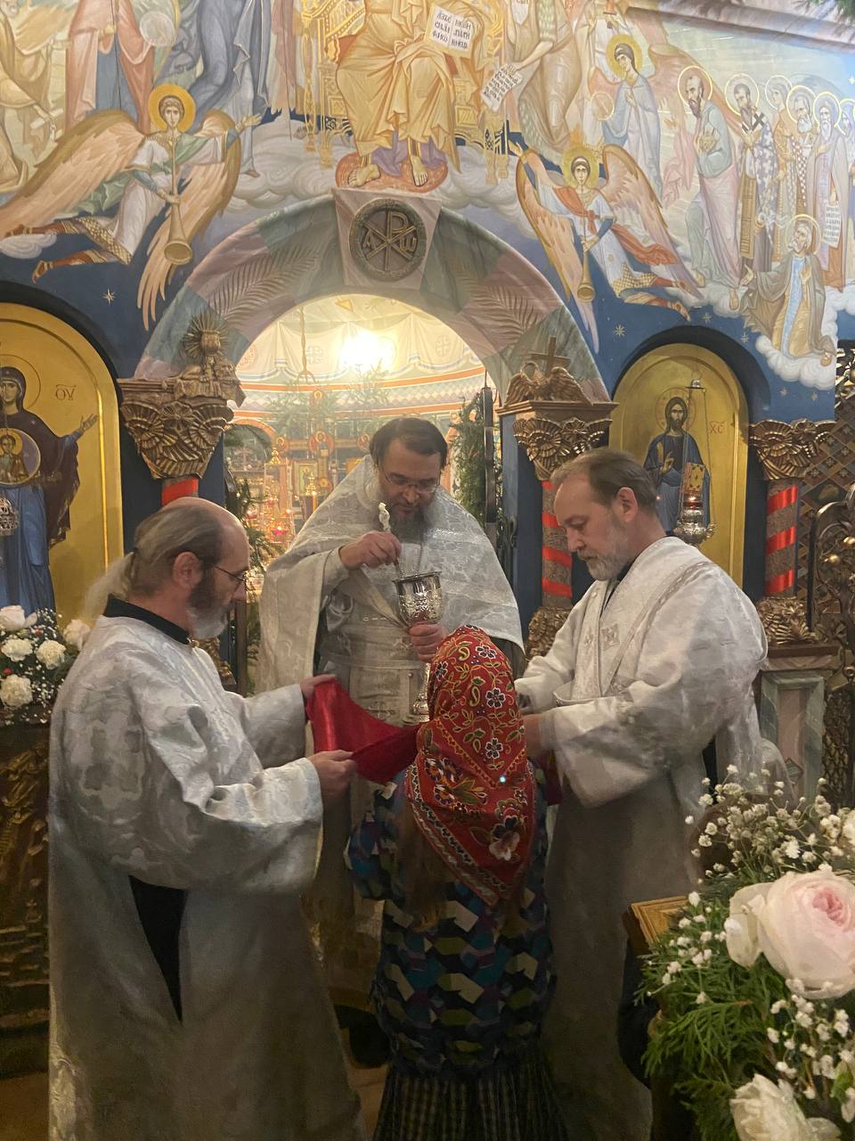 Причастие в Рождество Христово