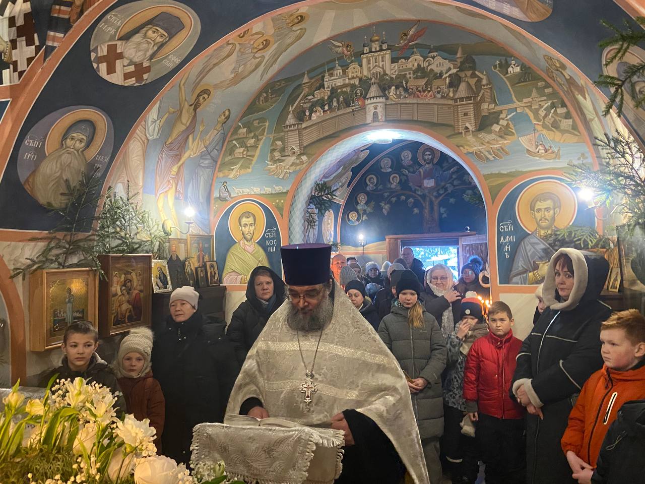 Молебен в Рождество Христово