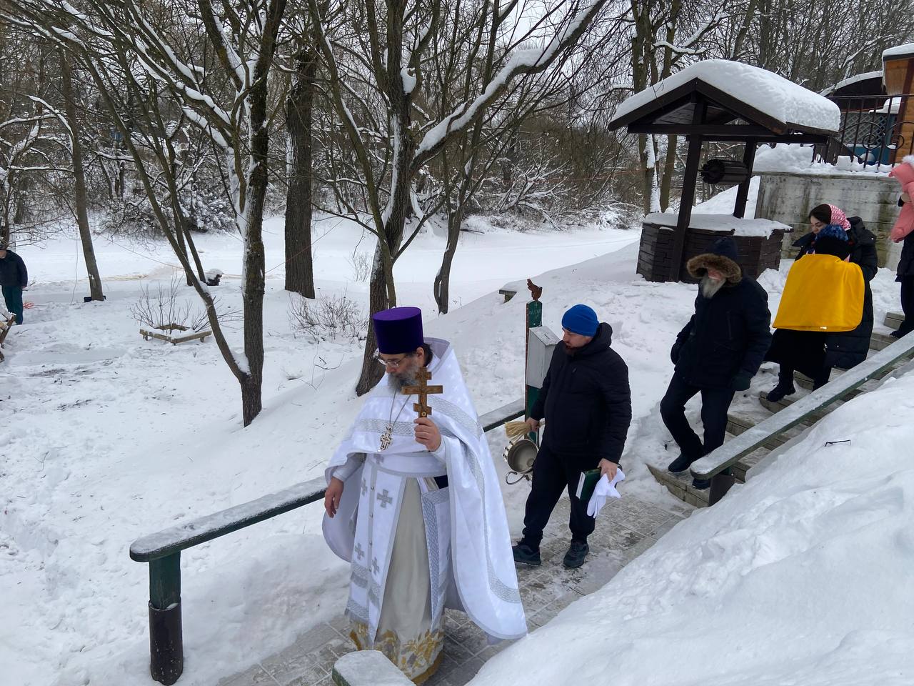 Освящение воды в р. Орша