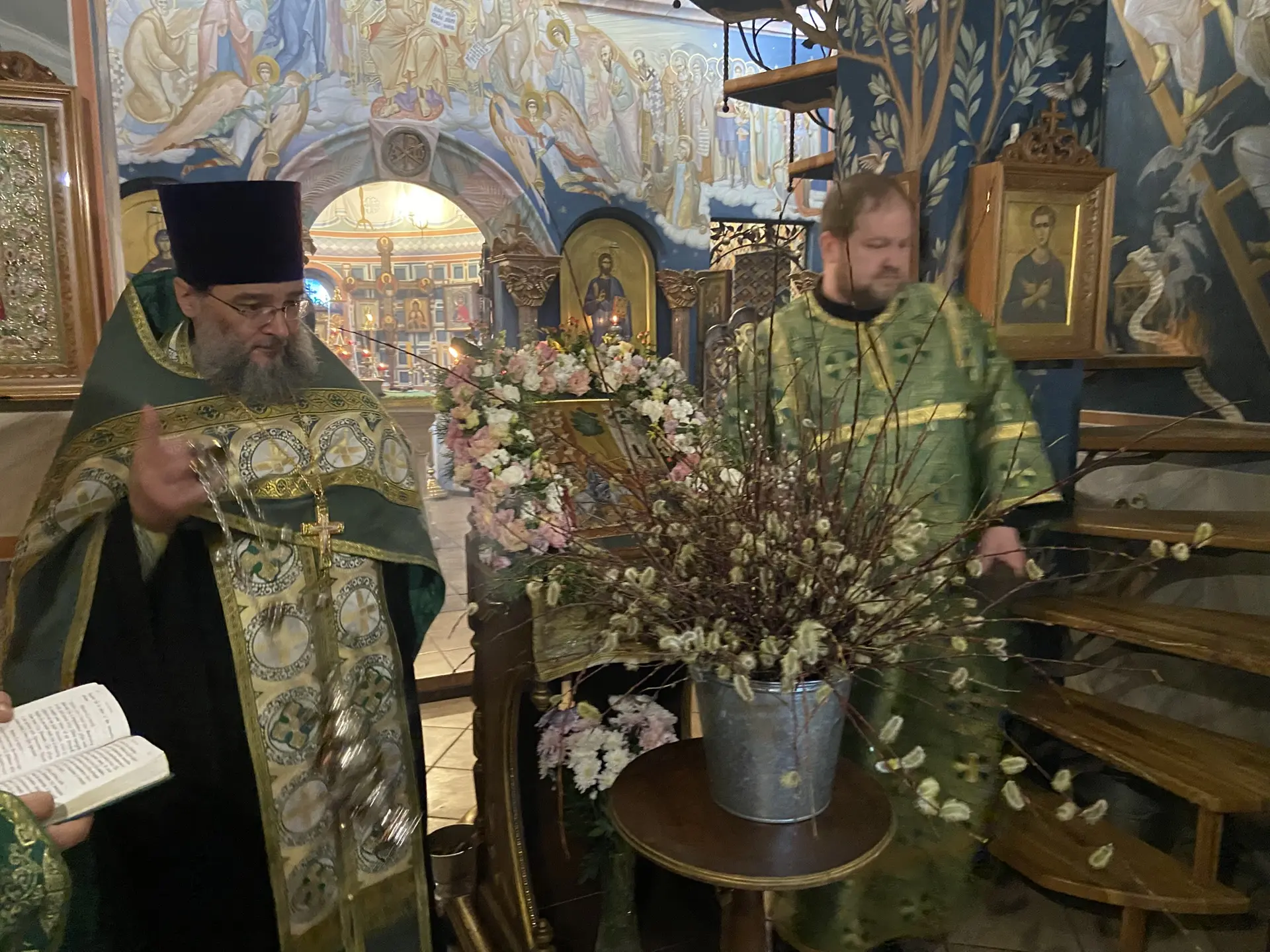 всенощная накануне Входа Господня в Иерусалим