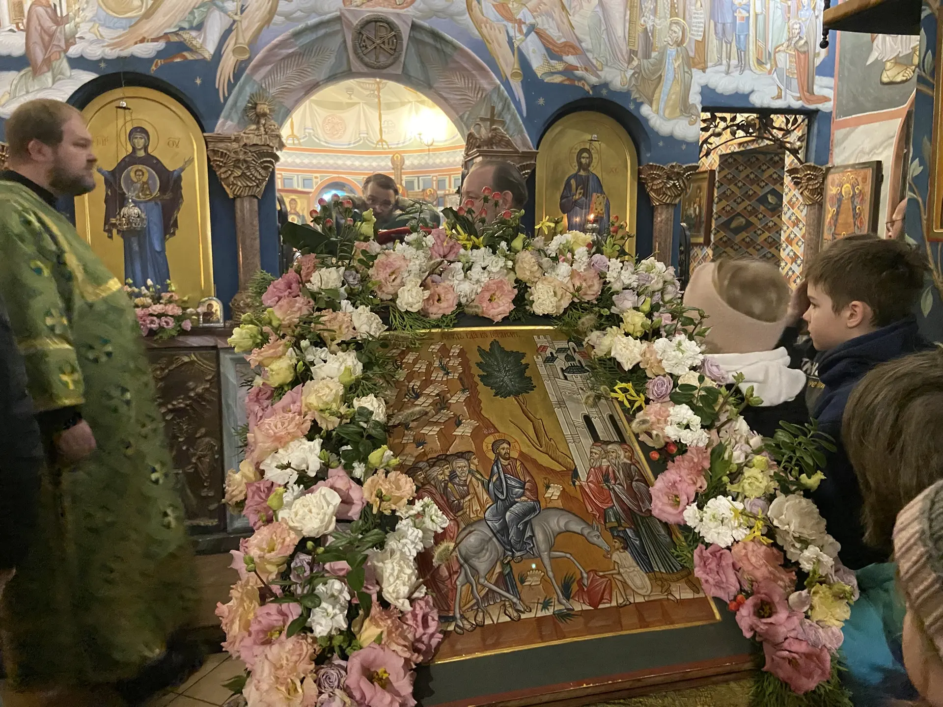 Причастие на Вход Господень в Иерусалим