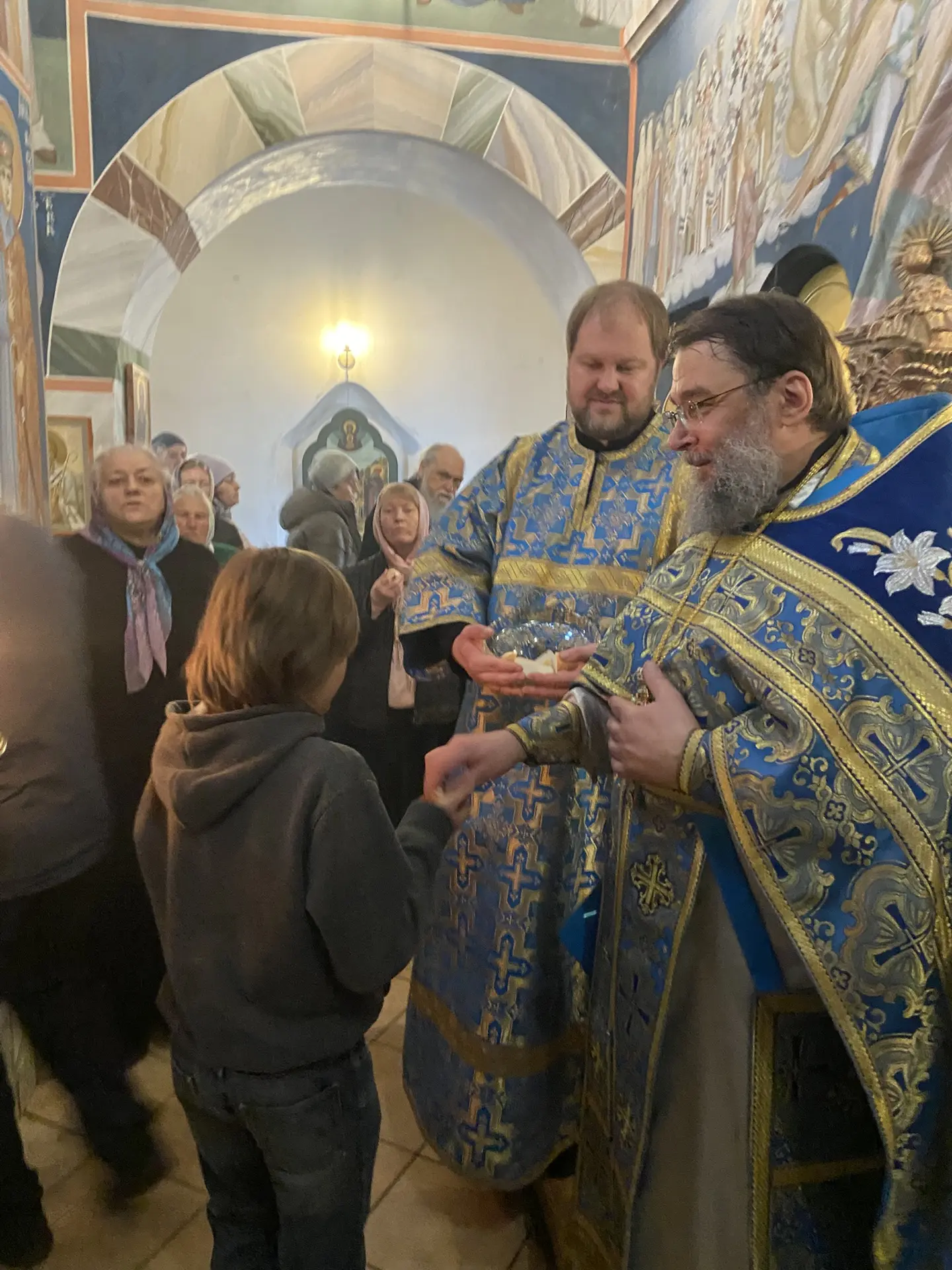 Литургия в праздник Благовещения