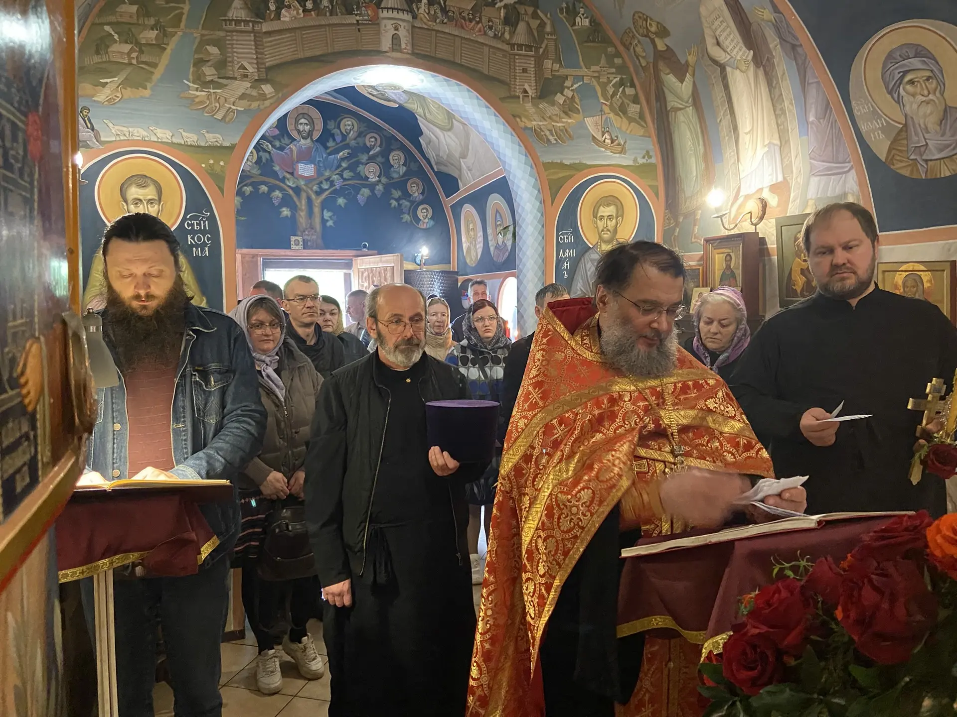 Пасха в Знаменской церкви