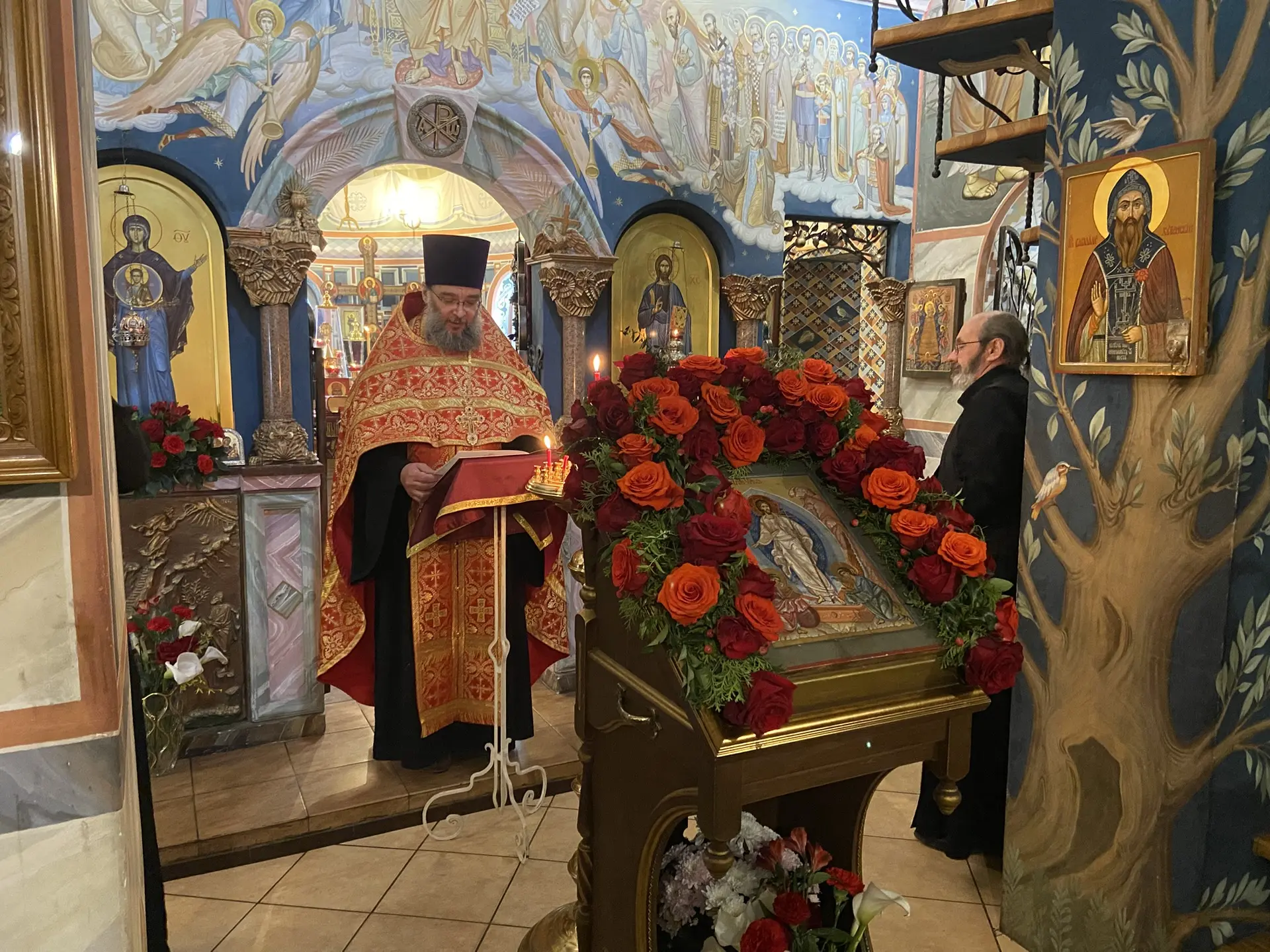 Пасха в Знаменской церкви