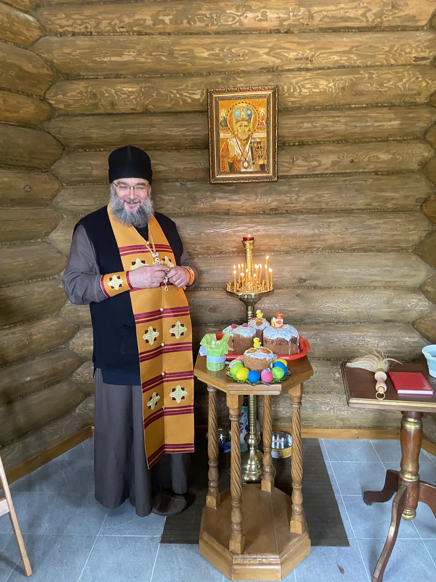Пасха в Знаменской церкви