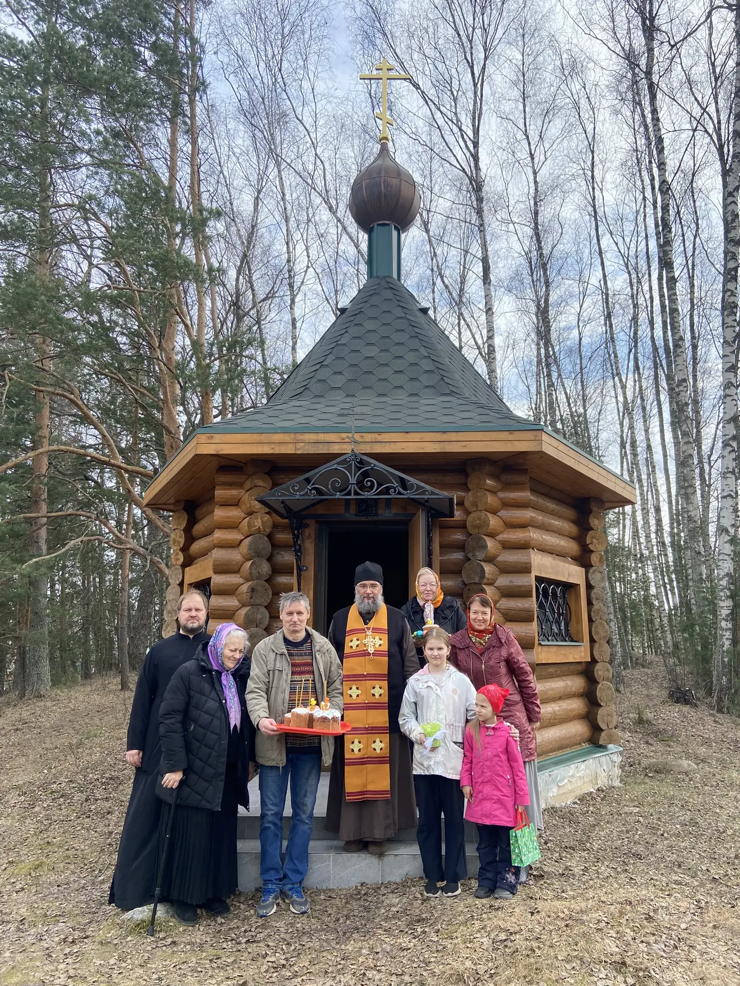 Пасха в Знаменской церкви