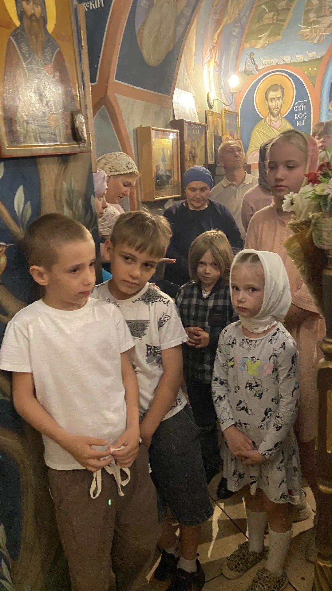 Литургия в Знаменской церкви