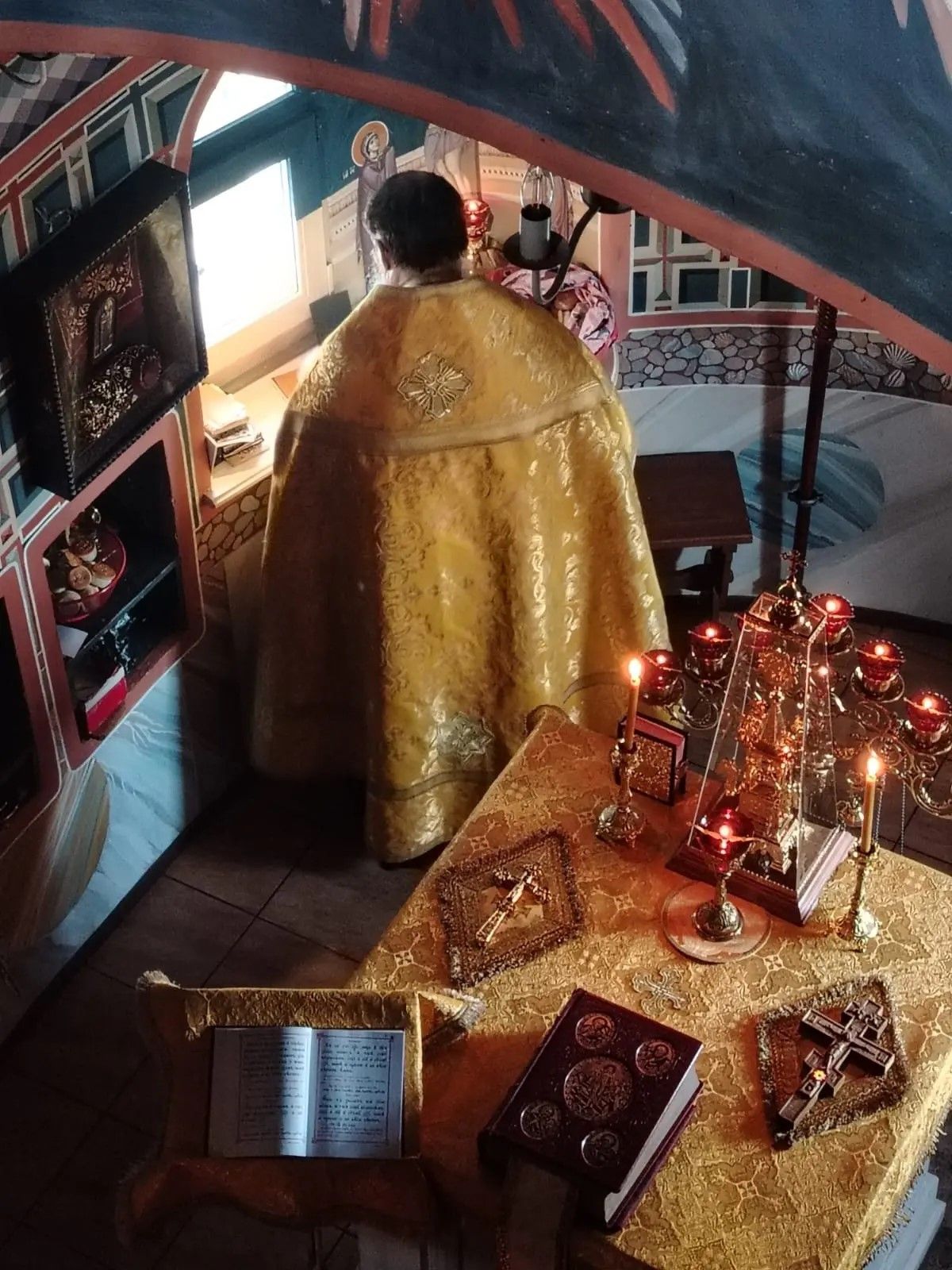 Всенощное бдение в Знаменской церкви