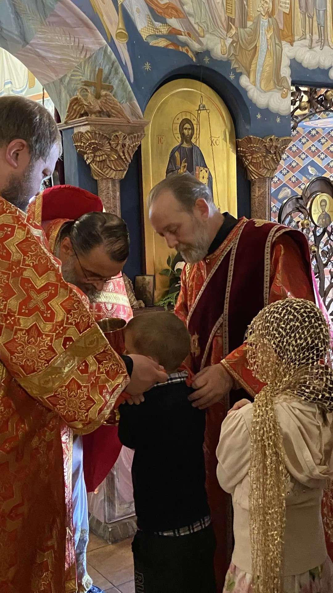 Литургия в Знаменской церкви