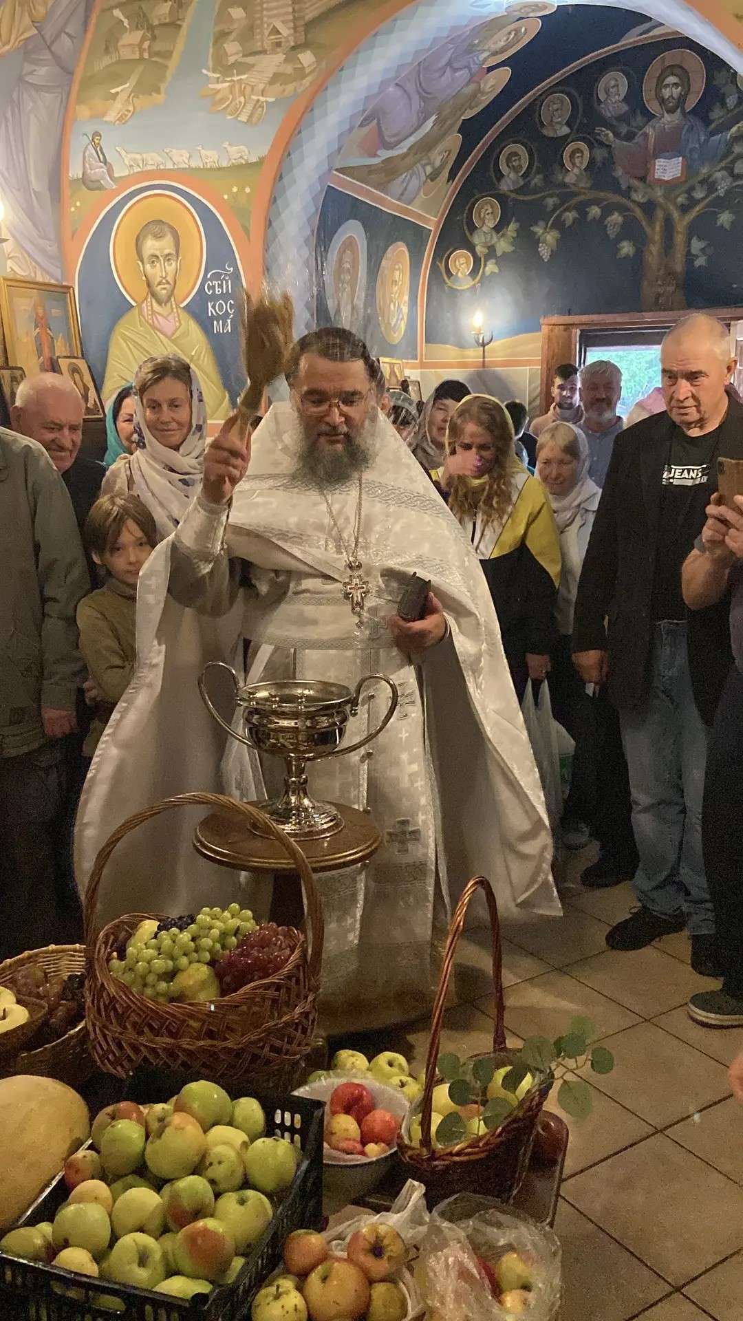 Освящение плодов в праздник Преображения Господня