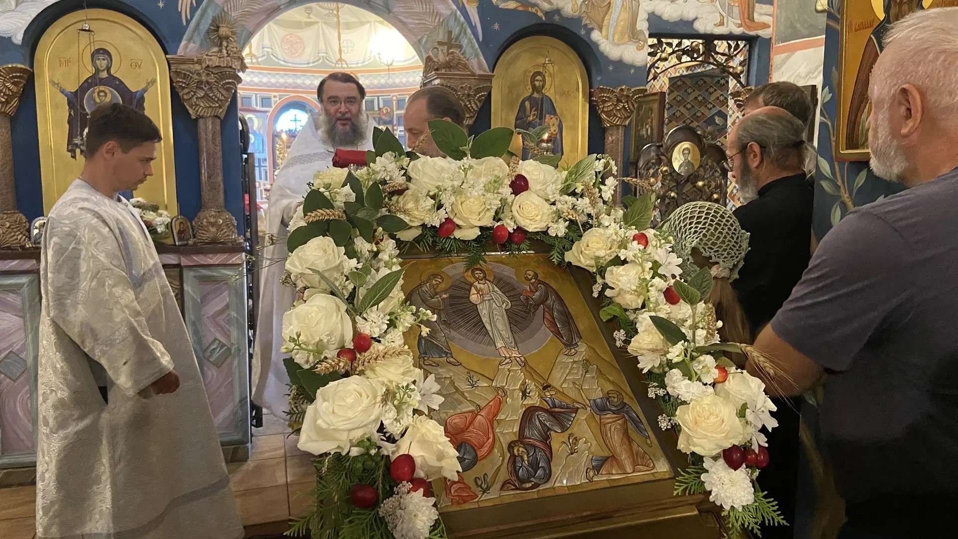 Литургия в праздник Преображения Господня