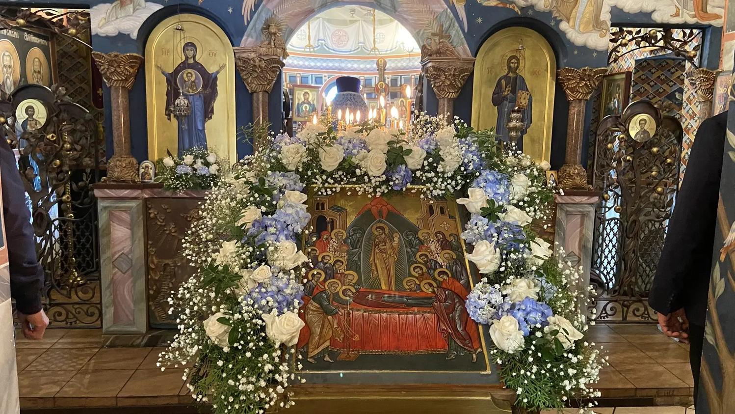 Литургия в праздник Успения