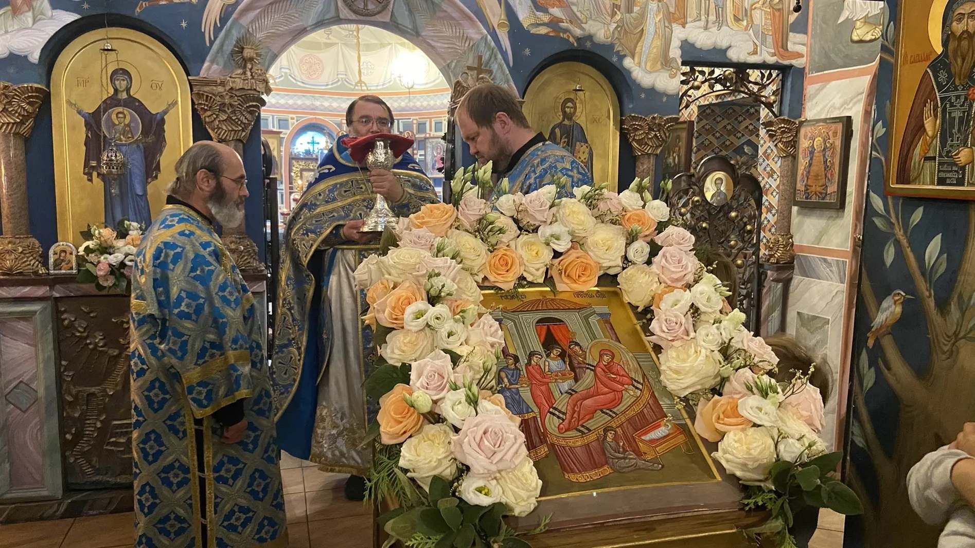 Литургия в праздник Рождества Богородицы