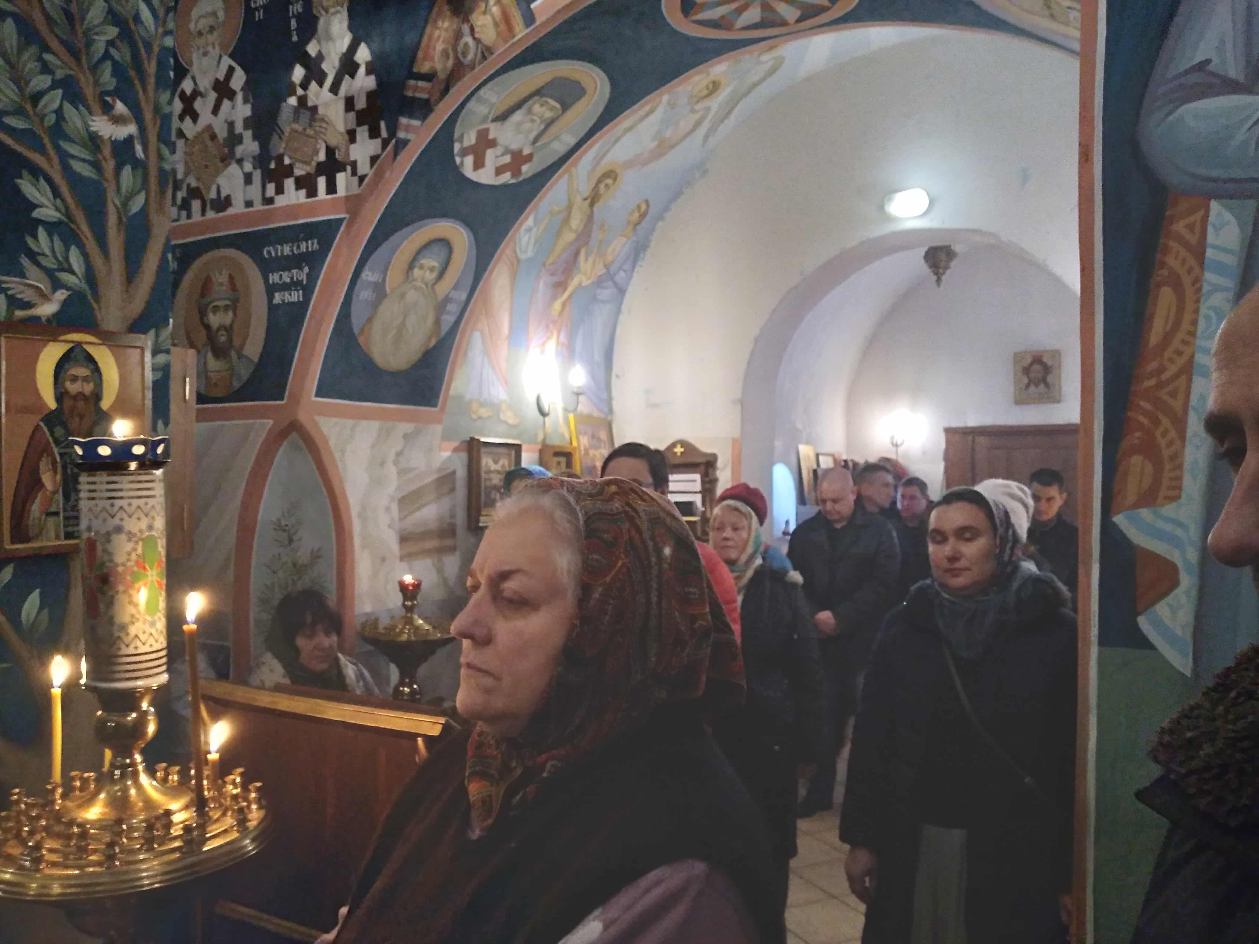 На Литургии в неделю святых праотец